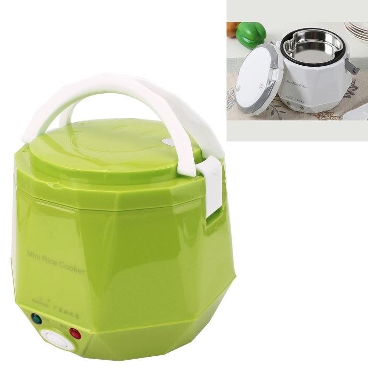 OUSHIBA Car Auto C3 Mini Multi-function Rice Cooker 12V 1.3L Volume for Rice Soup Noodles Vegetable Dessert(Green) - Rice Cookers by buy2fix | Online Shopping UK | buy2fix