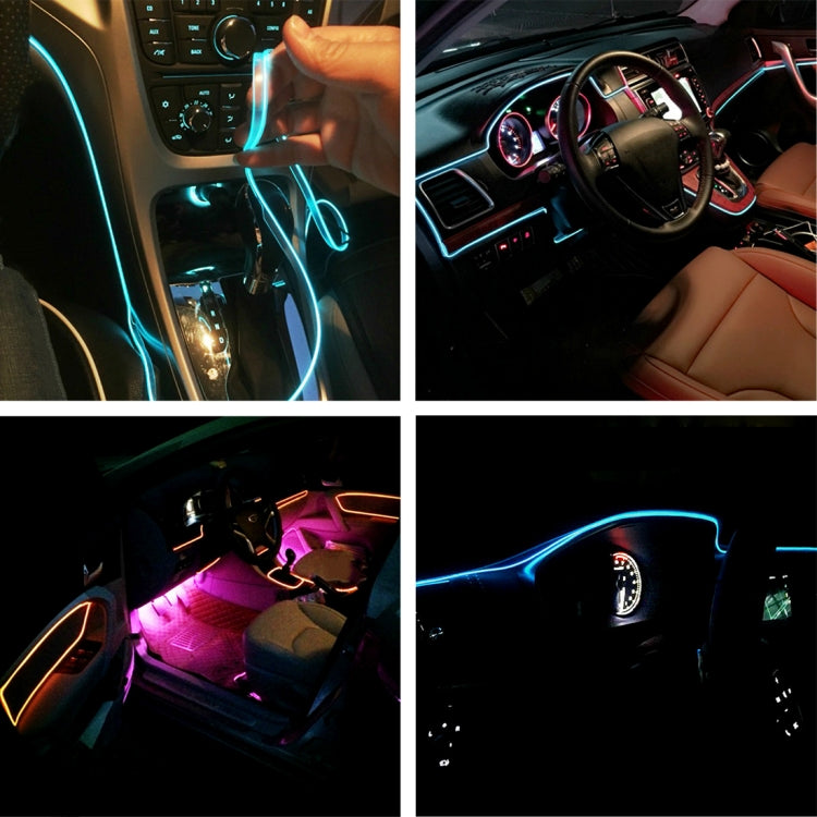 4m Cold Light Flexible LED Strip Light For Car Decoration(Purple Light) - Atmosphere lights by buy2fix | Online Shopping UK | buy2fix