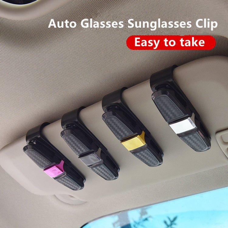 Vehicle Mounted Glasses Clip Car Eyeglass Bill Holder, Blister Package (Grey) - Sunglasses & Glasses Clips by buy2fix | Online Shopping UK | buy2fix