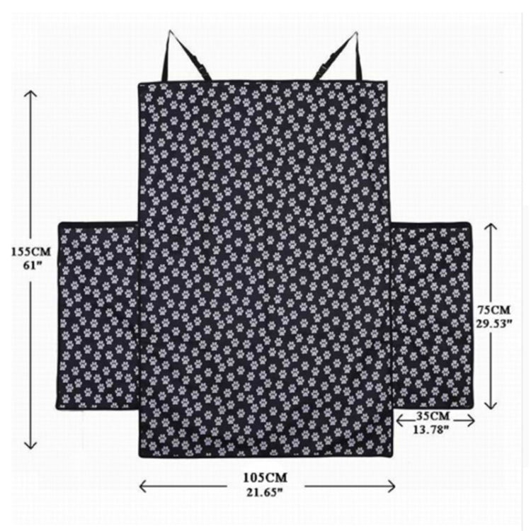 Nonslip Folding Waterproof Car Trunk Seat Cover Pet Cat Dog Cushion Mat, Size: 155 x 105cm - Seat Accessories by buy2fix | Online Shopping UK | buy2fix