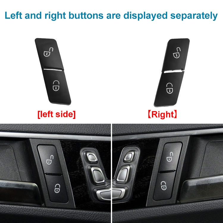 Car Left Side Door Lock Switch Buttons 2049058402 for Mercedes-Benz W204, Left Driving (Red) - In Car by buy2fix | Online Shopping UK | buy2fix