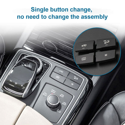 Car Model A4 Downhill Auxiliary Switch Shift Button for Mercedes-Benz GL GLE Class W166, Left Driving - In Car by buy2fix | Online Shopping UK | buy2fix