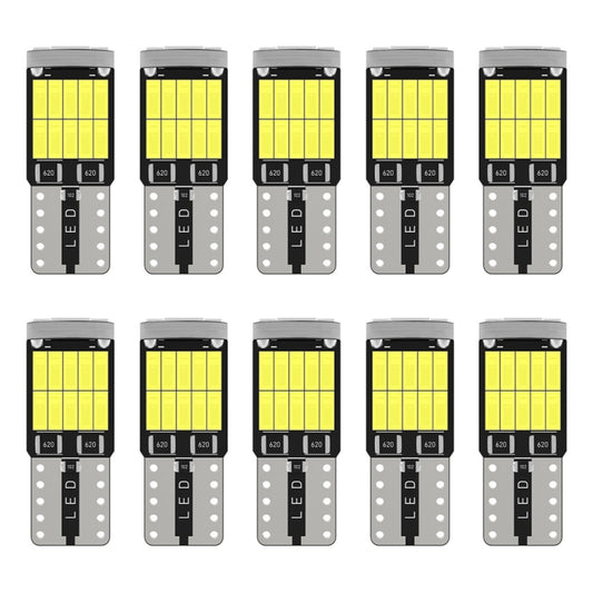 10pcs T10 4014-26SMD Car Bright Lights LED Clearance Light Lamp Reading Light (White Light) - In Car by buy2fix | Online Shopping UK | buy2fix