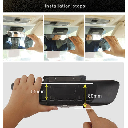 YC-193 Multifunctional Car Interior Rearview Mirror Large Field of Vision Anti-glare Auxiliary Car Blue Mirror -  by buy2fix | Online Shopping UK | buy2fix