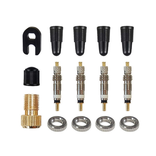 3 Sets (15 in 1) French Valve Core Adapter Set - Outdoor & Sports by buy2fix | Online Shopping UK | buy2fix