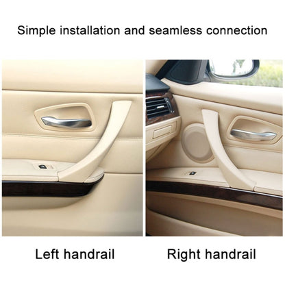 Car Right Side Inner Armrest Door Handle Assembly for BMW E90 2005-2012, Left and Right Drive Universal (Beige) - In Car by buy2fix | Online Shopping UK | buy2fix