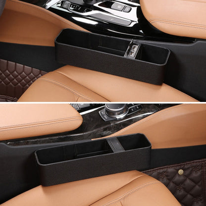 1 Pair Car Multi-functional Seat Crevice USB Storage Box(Black) - In Car by buy2fix | Online Shopping UK | buy2fix