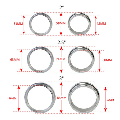 2.5 inch Car Exhaust V-band Clamp with Flange - In Car by buy2fix | Online Shopping UK | buy2fix