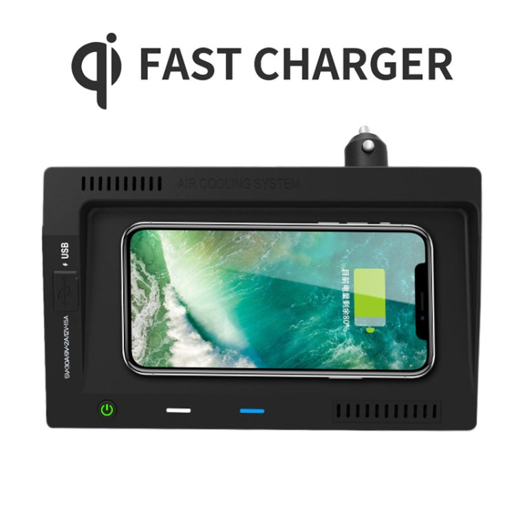 HFC-1031 Car Qi Standard Wireless Charger 10W Quick Charging for Volkswagen Teramont 2018-2020, Left Driving - In Car by buy2fix | Online Shopping UK | buy2fix