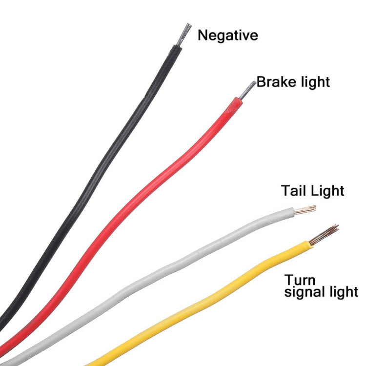 MK-013 Spotlight Dynamic Car Tail Light Signal Lamp Indicator Strobe Flashing Warning Light 12-24V - In Car by buy2fix | Online Shopping UK | buy2fix