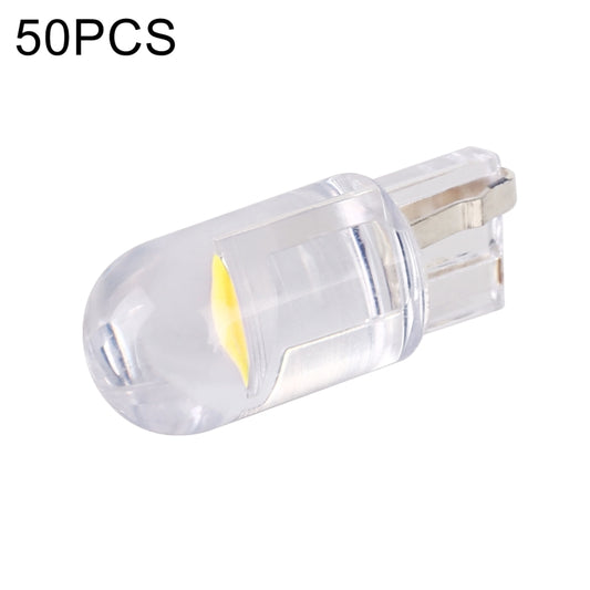 50pcs T10 DC24V / 0.36W / 0.03A Car Clearance Light COB Lamp Beads (White Light) - In Car by buy2fix | Online Shopping UK | buy2fix