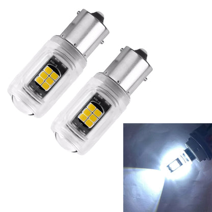 2pcs 1156 DC12V / 2.16W / 0.18A / 480LM Car LED Turn Signal Light(White Light) - In Car by buy2fix | Online Shopping UK | buy2fix