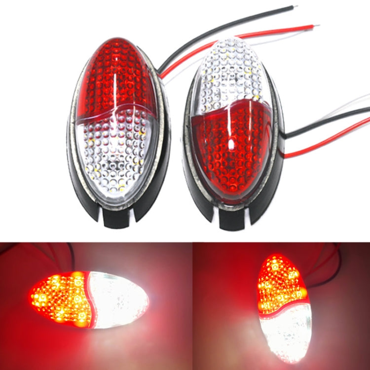 2pcs MK-125 Truck 12LEDs Side Marker Light - In Car by buy2fix | Online Shopping UK | buy2fix