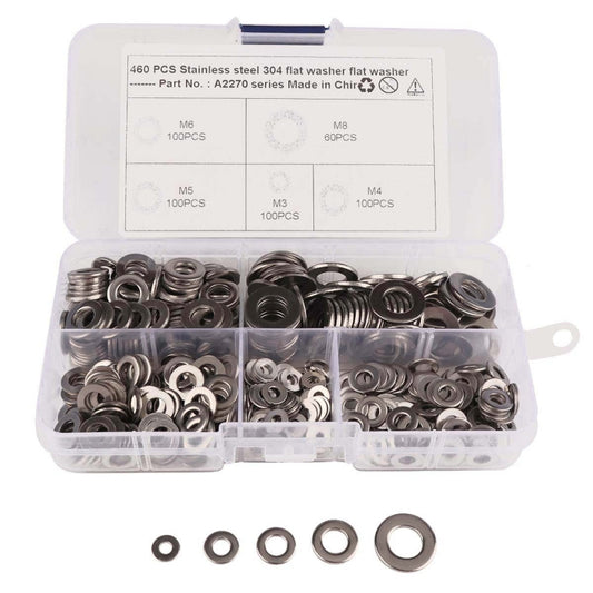 460 PCS Stainless Steel Spring Lock Washer Assorted Kit for Car / Boat / Home Appliance - In Car by buy2fix | Online Shopping UK | buy2fix