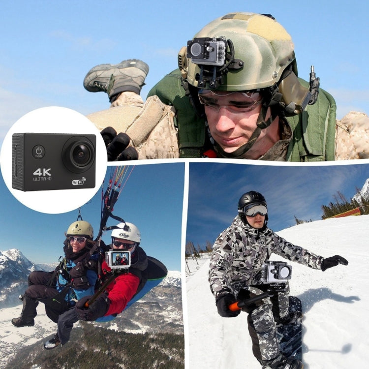 F60 2.0 inch Screen 170 Degrees Wide Angle WiFi Sport Action Camera Camcorder with Waterproof Housing Case, Support 64GB Micro SD Card(Gold) - DJI & GoPro Accessories by buy2fix | Online Shopping UK | buy2fix