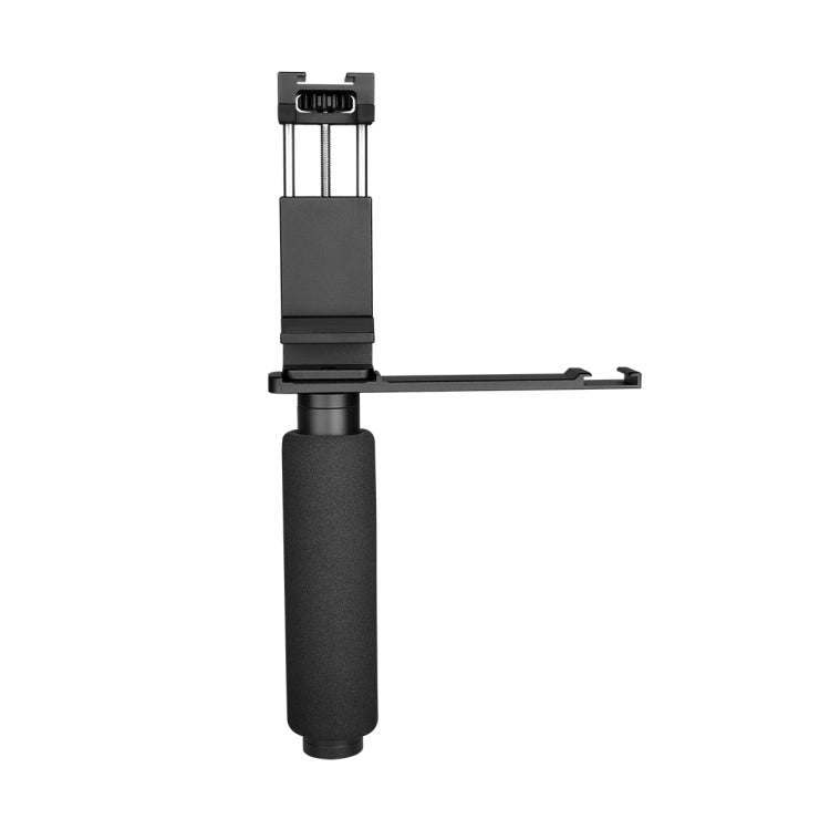 YELANGU PC09 Handheld Grip Holder Bracket + Photography Fill Light + Microphone with Mobile Phone Metal Clamp (Black) - Hand Held Monopod by YELANGU | Online Shopping UK | buy2fix