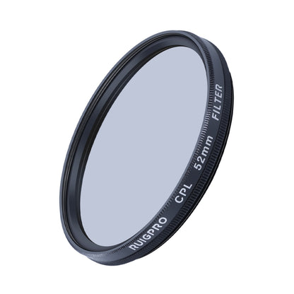 RUIGPRO for GoPro HERO10 Black / HERO9 Black Professional 52mm CPL Lens Filter with Filter Adapter Ring & Lens Cap - DJI & GoPro Accessories by RUIGPRO | Online Shopping UK | buy2fix