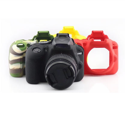 Soft Silicone Protective Case for Nikon D3400 / D3300 (Red) - Camera Accessories by buy2fix | Online Shopping UK | buy2fix