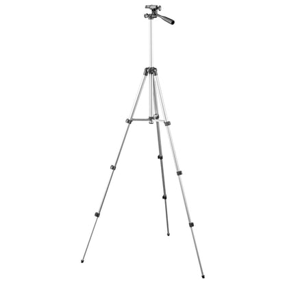 130cm 4-Section Folding Aluminum Alloy Tripod Mount with Three-Dimensional Head(Black) - Camera Accessories by buy2fix | Online Shopping UK | buy2fix