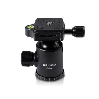 TRIOPO D-2A 360 Degree Rotation Aluminum Alloy Tripod 36mm Ball Head with Quick Release Plate - Camera Accessories by TRIOPO | Online Shopping UK | buy2fix