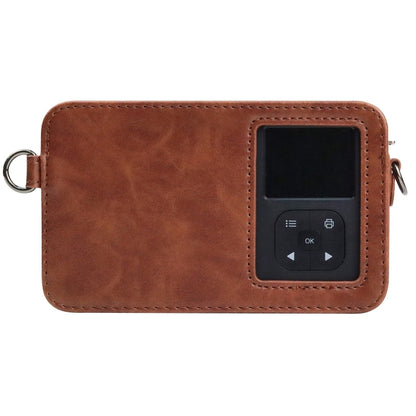 For Kodak Mini Shot2 Retro / C210R instax Full Body Camera PU Leather Case Bag with Strap (Brown) - Camera Accessories by buy2fix | Online Shopping UK | buy2fix