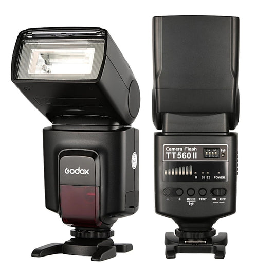 Godox TT560II Wireless 433MHz GN38 Camera Flash Speedlite Light (Black) - Shoe Mount Flashes by Godox | Online Shopping UK | buy2fix