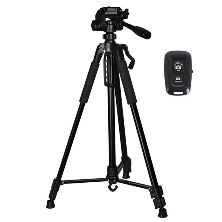 3388 1.3m Portable Phone Live Selfie Tripod DV SLR Camera Stand (Black) - Tripods by buy2fix | Online Shopping UK | buy2fix