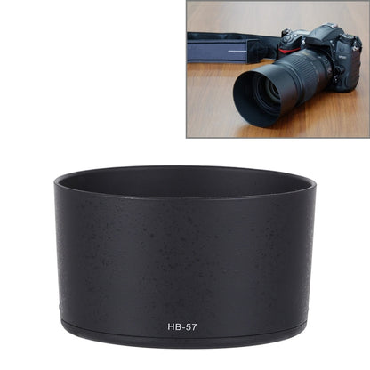 HB-57 Lens Hood Shade for Nikon AF-S 55-300mm F4.5-5.6G ED VR Lens - Camera Accessories by buy2fix | Online Shopping UK | buy2fix