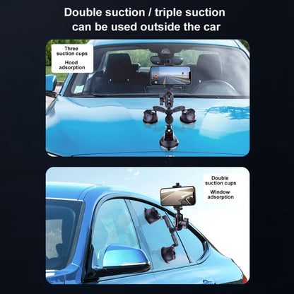 Single Suction Cup Articulating Friction Magic Arm Camera Mount (Black) - DJI & GoPro Accessories by buy2fix | Online Shopping UK | buy2fix