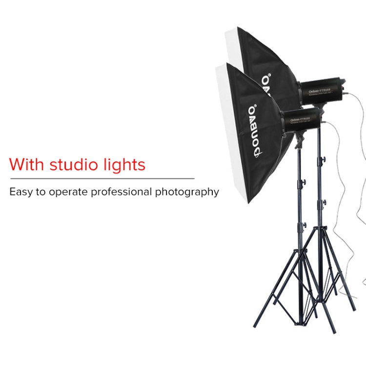 TRIOPO 2.8m Height Professional Photography Metal Lighting Stand Holder for Studio Flash Light - Stand Bracket by TRIOPO | Online Shopping UK | buy2fix