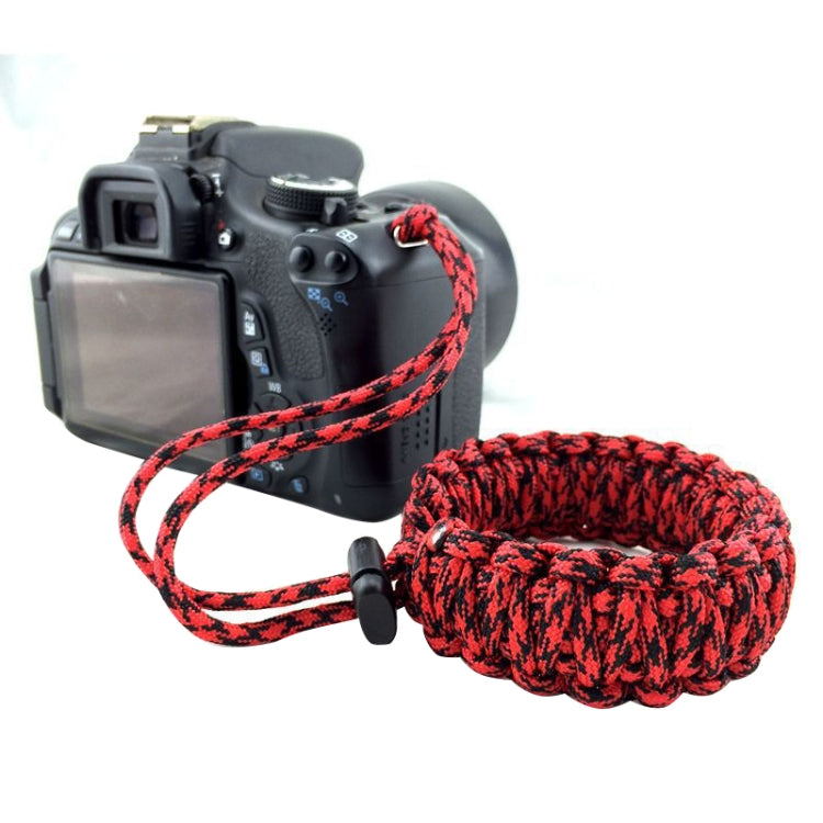 DIY Weave Style Anti-lost Colorful Wrist Strap Grip Emergency Survival Bracelet for DSLR / SLR Cameras, Random Color Delivery - Camera Accessories by buy2fix | Online Shopping UK | buy2fix