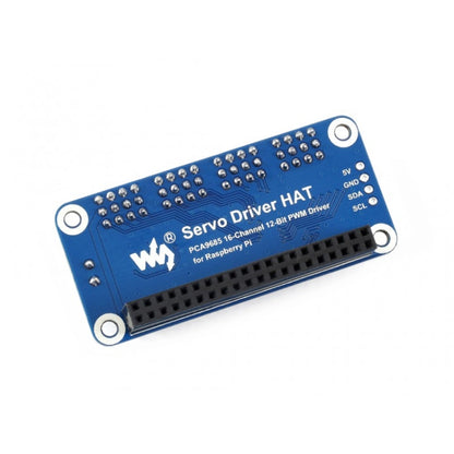 Waveshare 16-Channel 12-bit I2C Servo Driver HAT for Raspberry Pi - Sockets Adapters Accessories by WAVESHARE | Online Shopping UK | buy2fix