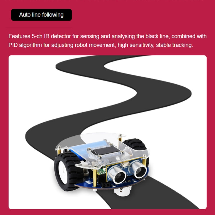 Waveshare PicoGo Mobile Robot, Based on Raspberry Pi Pico, Self Driving, Remote Control(EU Plug) - Robotics Accessories by WAVESHARE | Online Shopping UK | buy2fix