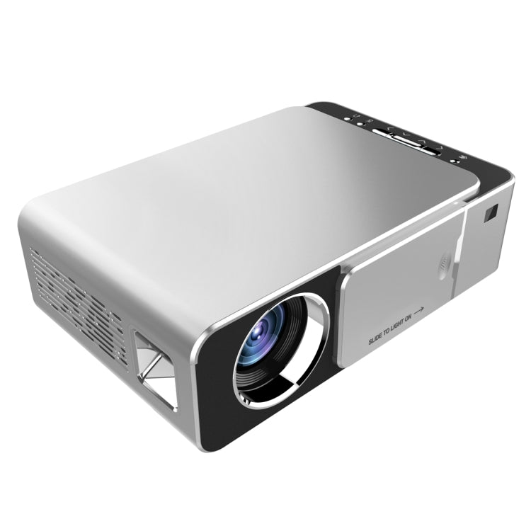 T6 3500ANSI Lumens 1080P LCD Mini Theater Projector, Standard Version, EU Plug (Silver) - Consumer Electronics by buy2fix | Online Shopping UK | buy2fix