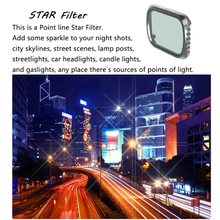 JSR KS STAR Effect  Lens Filter for DJI Air 2S, Aluminum Frame - DJI & GoPro Accessories by JSR | Online Shopping UK | buy2fix