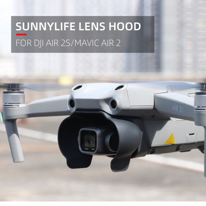 Sunnylife A2S-Q9350 Camera Lens Sunshade Anti-glare Hood for DJI Air 2S / Mavic Air 2 (Black) - DJI & GoPro Accessories by Sunnylife | Online Shopping UK | buy2fix