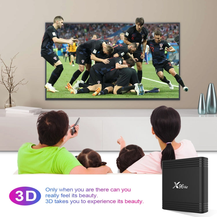 X96 Air 8K Smart TV BOX Android 9.0 Media Player with Remote Control, Quad-core Amlogic S905X3, RAM: 4GB, ROM: 64GB, Dual Band WiFi, Bluetooth, US Plug - Consumer Electronics by buy2fix | Online Shopping UK | buy2fix