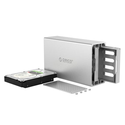 ORICO Honeycomb Series WS200C3 SATA 3.5 inch USB 3.1 USB-C / Type-C Dual Bays Aluminum Alloy HDD / SSD Enclosure, The Maximum Support Capacity: 20TB - HDD Enclosure by ORICO | Online Shopping UK | buy2fix