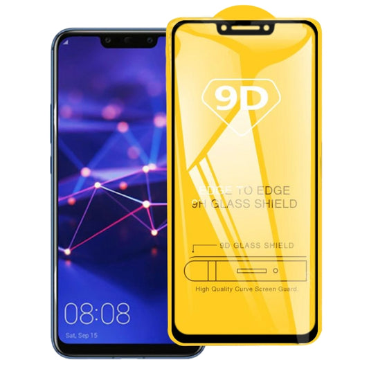 9D Full Glue Full Screen Tempered Glass Film For Huawei Mate 20 Lite - Mobile Accessories by buy2fix | Online Shopping UK | buy2fix
