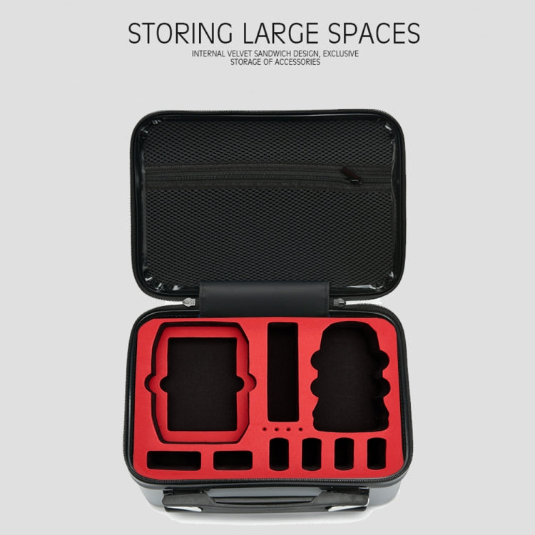 ls-S004 Portable Waterproof Drone Handbag Storage Bag for DJI Mavic Mini 2(Black + Red Liner) - Carry Cases & Bags by buy2fix | Online Shopping UK | buy2fix