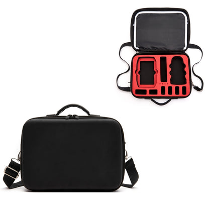 Multi-function PU Shoulder Storage Bag Suitcase with Baffle For DJI Mavic Mini 2(Red Liner) - DJI & GoPro Accessories by buy2fix | Online Shopping UK | buy2fix