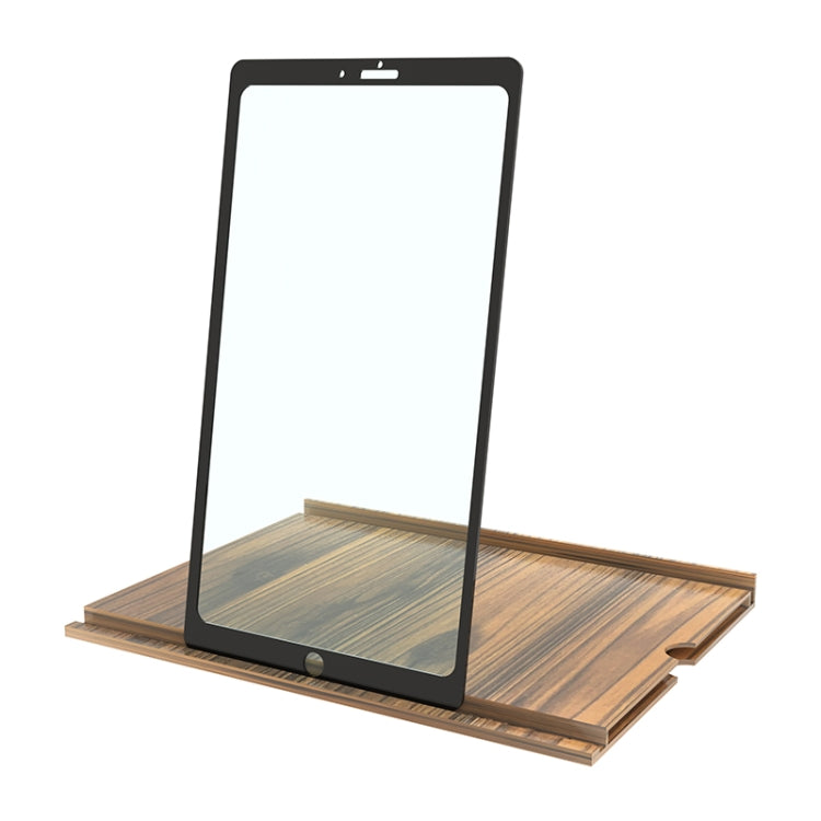 12 Inch Log HD Mobile Phone Screen Amplifier(Coffee Wood Grain) - Screen Magnifier by buy2fix | Online Shopping UK | buy2fix