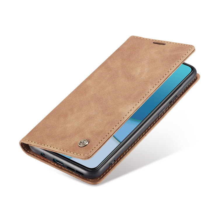 For OnePlus 8T CaseMe-013 Multifunctional Retro Frosted Horizontal Flip Leather Case with Card Slot & Holder & Wallet(Brown) - OnePlus Cases by CaseMe | Online Shopping UK | buy2fix