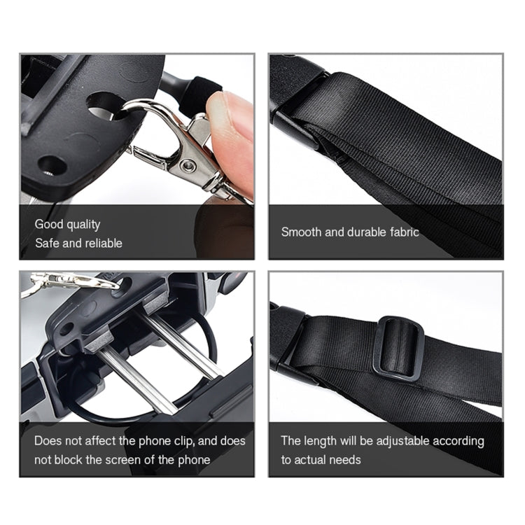 STARTRC 1108664 Remote Control Anti-lost Neck Strap Holder Lanyard with Buckle Set for DJI Mavic Air 2 / Air 2S / Mini 2(Black) - DJI & GoPro Accessories by STARTRC | Online Shopping UK | buy2fix