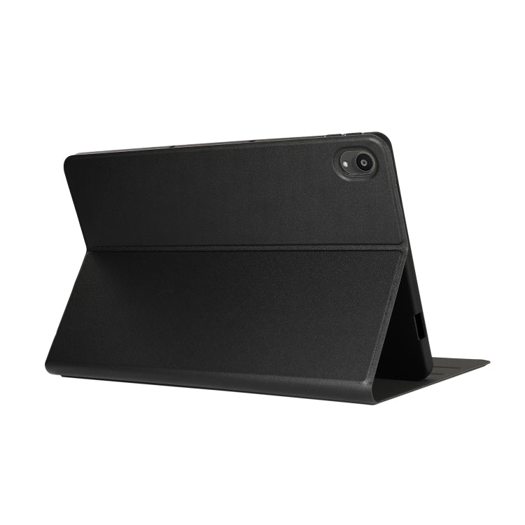 For Lenovo Tab P11 (TB-J606F) Voltage Craft Texture TPU Horizontal Flip Protective Case with Holder(Black) - For Lenovo by buy2fix | Online Shopping UK | buy2fix