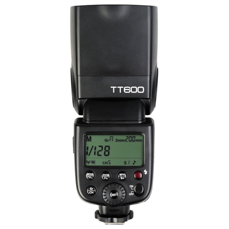 Godox TT600 2.4GHz Wireless 1/8000s HSS Flash Speedlite Camera Top Fill Light for Canon / Nikon DSLR Cameras(Black) - Camera Accessories by Godox | Online Shopping UK | buy2fix