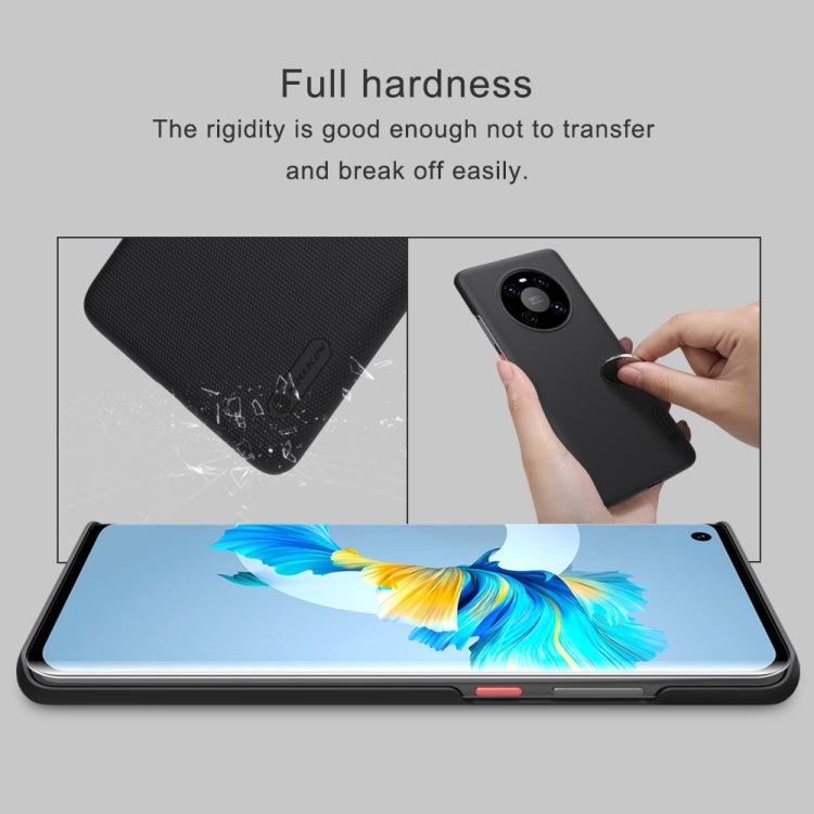 For Huawei Mate 40 NILLKIN Frosted Concave-convex Texture PC Protective Case(Black) - Huawei Cases by NILLKIN | Online Shopping UK | buy2fix