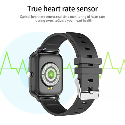 P6 1.54 inch TFT Color Screen IP68 Waterproof Smart Bracket, Support Bluetooth Call / Sleep Monitoring / Heart Rate Monitoring(Black) - Smart Wear by buy2fix | Online Shopping UK | buy2fix