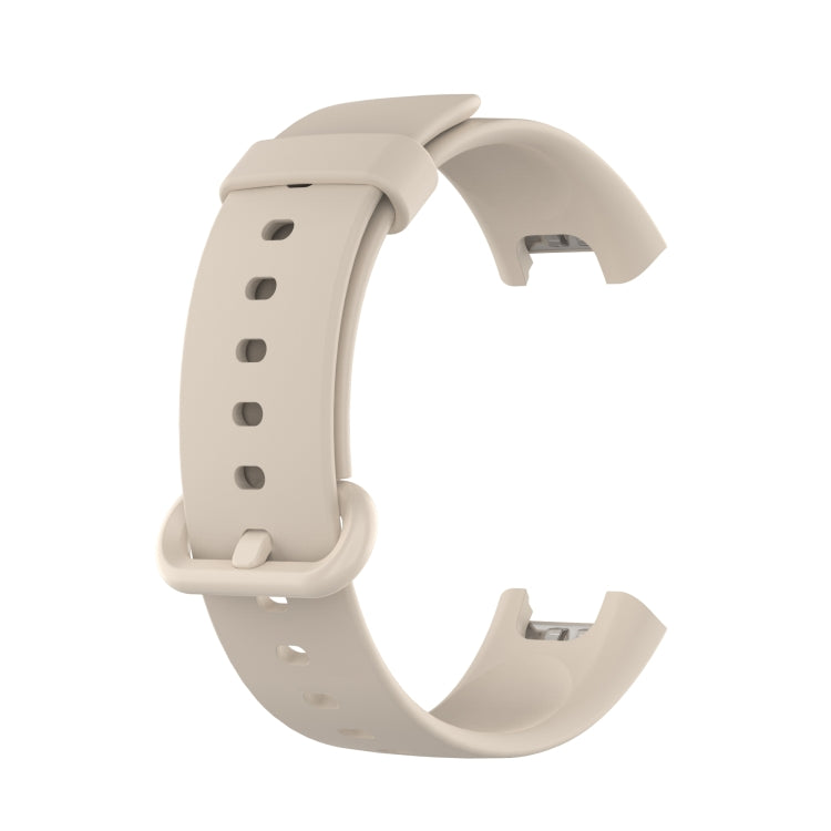 For Xiaomi Mi Watch Lite / Redmi Watch Silicone Watch Band, Size: One Size(Ivory) - Watch Bands by buy2fix | Online Shopping UK | buy2fix