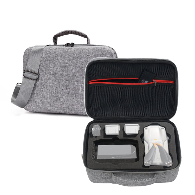 Portable Carry Case Waterproof Scratch-proof Anti-shock Travel Carrying Cover Case Box for DJI Air 2s(Grey+Black Liner) - Carry Cases & Bags by buy2fix | Online Shopping UK | buy2fix